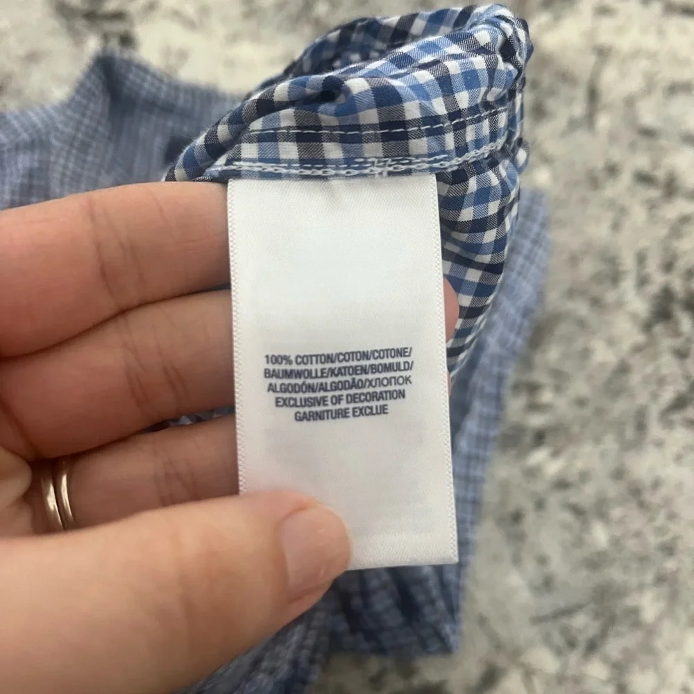 Boys 100% cotton Ralph Lauren button down shirt- size L
